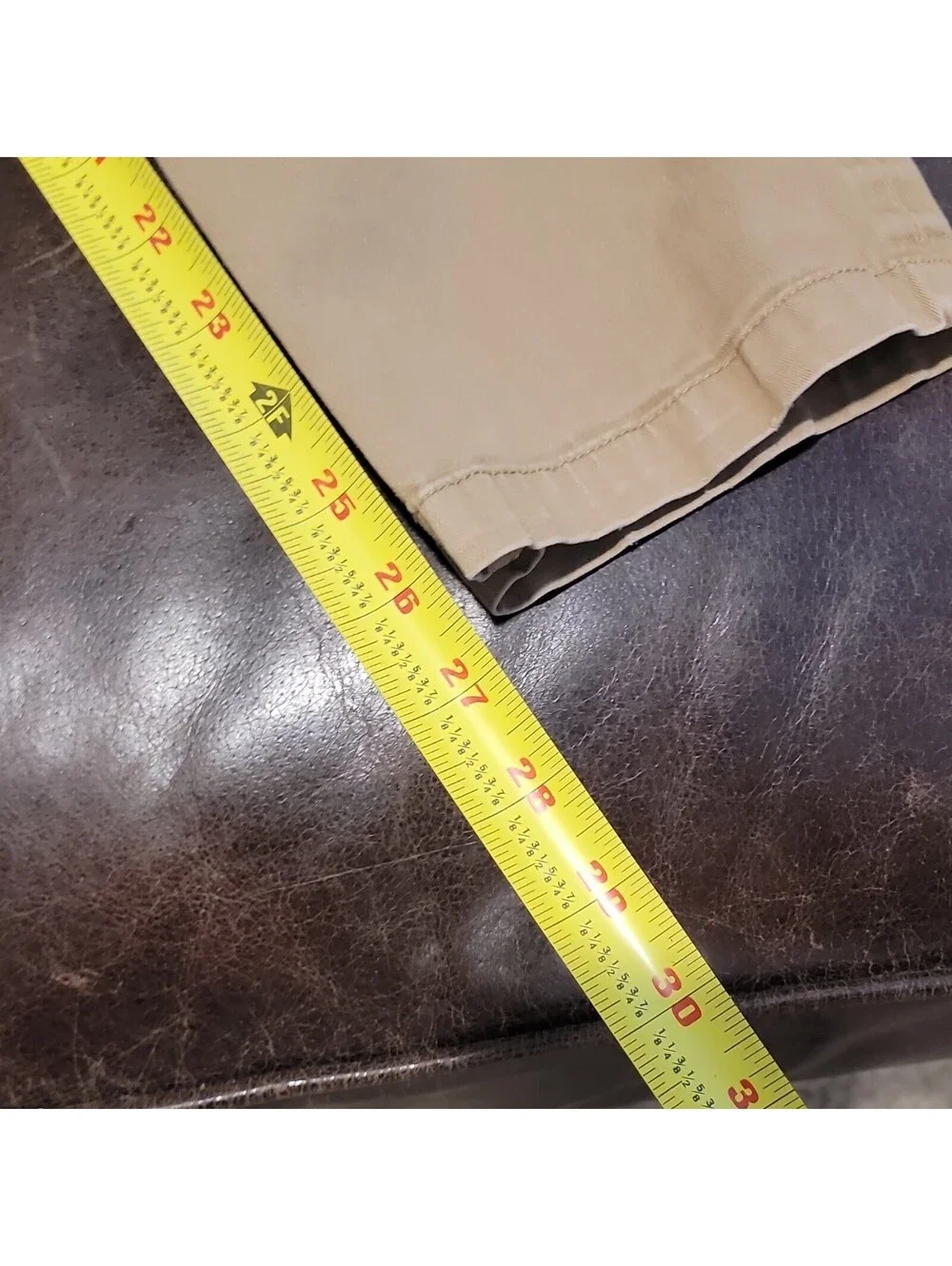 The North Face Men Pants Chino Hiking Climbing Khaki Tan Stretch Size 32x27 284